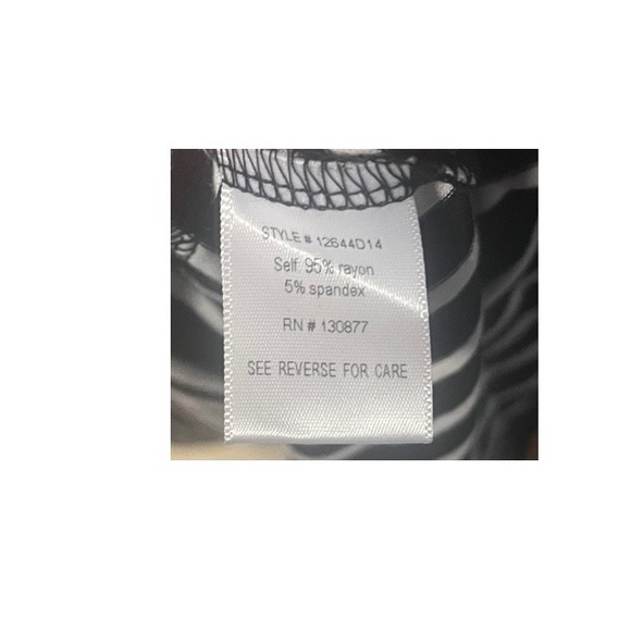 Leshop Striped Fit And Flare Dress‎ NWT - Picture 4 of 4